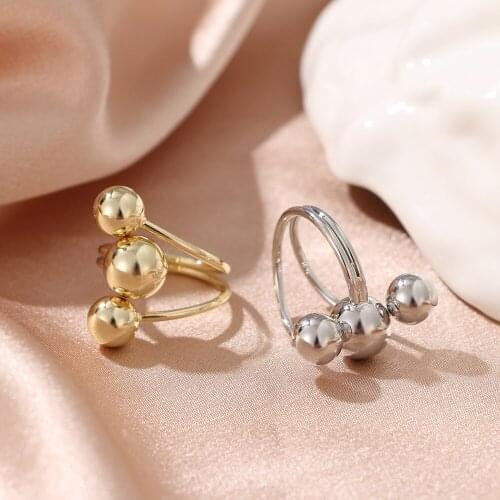 ZOVOLI Vintage Punk Interstellar Orbit Finger Rings For Women Men Butterfly Ring Set Open Engagement Wedding Adjustable Jewelry