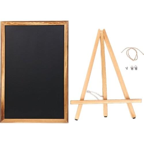 Desktop Memo Message Blackboard Easel Chalkboard Bracket Sketchpad Kids Writing K3KB