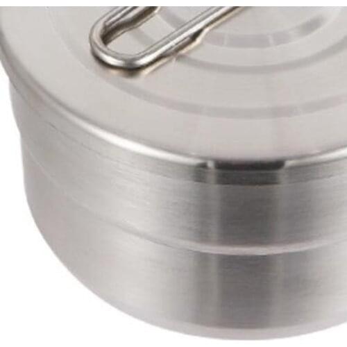 Stainless Steel camping Rice Bowl with Lid Food Container Mixing Bowl