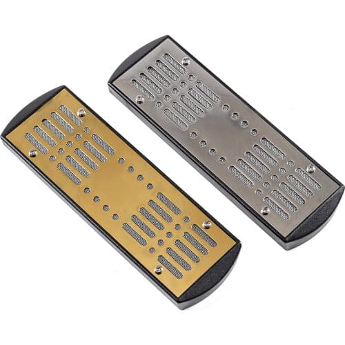 New 1pcs Metal Golden Silver Rectangle Tobacco Cigar Humidor Humidifier for medium wooden cigar box Smoking Accessories c8187