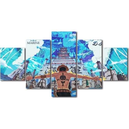 One Piece Wall Art Poster Canvas Painting Nordic Wall Pictures Living Room Home Decor No Frame