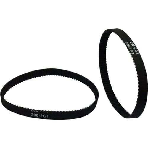 GT2 Closed Loop Timing Belt Rubber 2GT 6mm 3D Printers Parts 110 112 122 158 200 280 300 400 610 852 mm Synchronous Belts Part