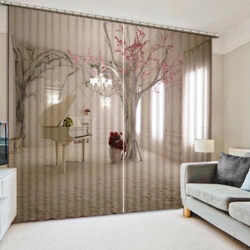 Luxury Blackout 3D Window Curtains For Living Room Bedroom art curtains stereoscopic curtains