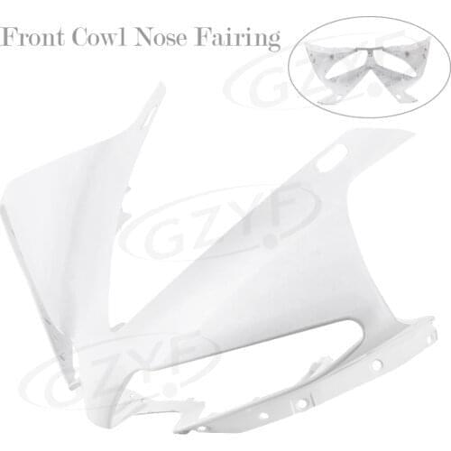 Motorcycle Upper Front Cover Cowl Nose Fairing for Yamaha YZF R1 2012 2013 2014 Injection Mold ABS Plastic Unpainted White