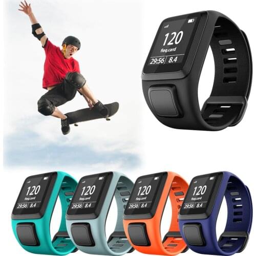 High quality Original Colorful Soft Silicone Replacement Wrist Band Strap For TomTom Runner 2 3 Spark 3 GPS Smart Watch Bracelet