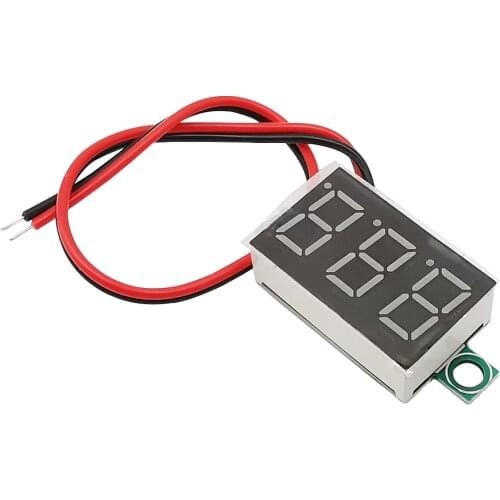 1/3/4Pcs Two-wire Digital LED Voltage Display DC 4.5 to 30V Digital Display Voltmeter Reverse Polarity Protect Panel Meter Test
