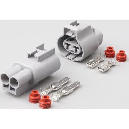 100sets 2 Pin Female and Male Auto 2 Pin DJ7021Y-4.8-11/21 Electronic Fan Connector Waterproof Use