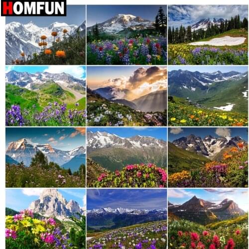 HOMFUN Diamond Painting Full Square/Round Drill 5D DIY "beautiful scene" Daimond Embroidery Rhinestone Cross Stitch Decor A30015