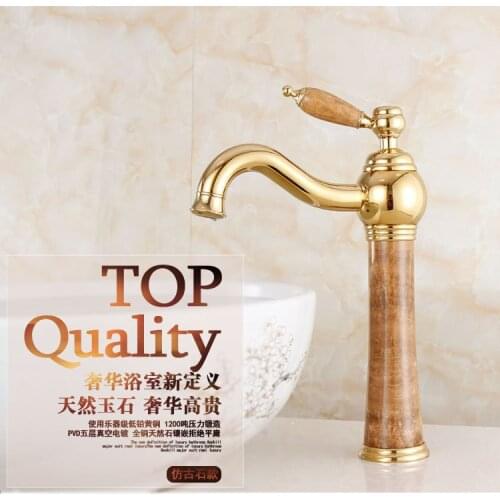 Free shipping Lead free gold bathroom basin mixer tap with top quality hot cold bathroom basin water mixer taps