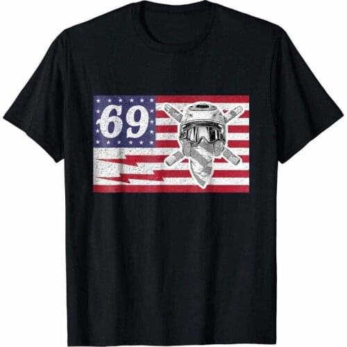 Uncle Ronnie 69 American Usa Flag Mac Lightning T Shirt Bolt 2019 New Fashion O Neck Slim Fit Tops Skate T-shirt