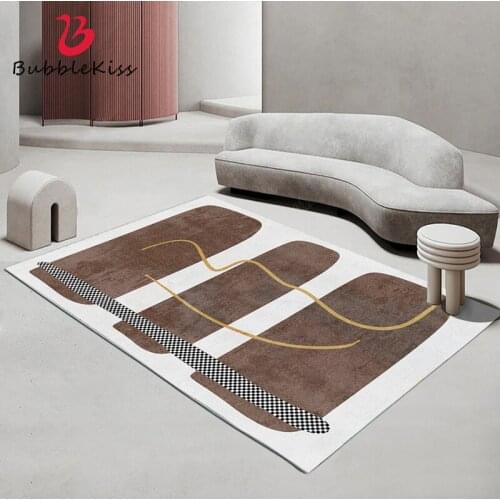 Bubble Kiss Nordic Style Carpets for Living Room Light Luxury Abstract Pattern Home Decor Door Mat Thickened Bedroom Rugs 2021