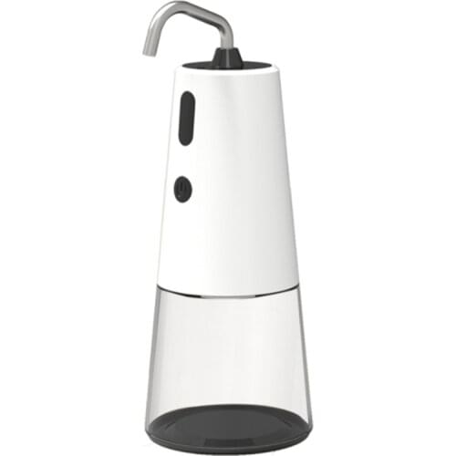 Hot Automatic Foaming Soap Dispenser, Pressless Infrared Rechargeable Soap Dispenser for Bathroom Kitchen Office (White)