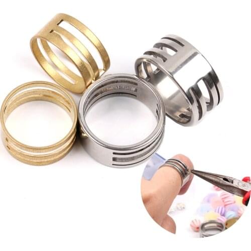 Stainless Steel Jump Ring Opening Closing Finger Jewelry Tools Round Circle Bead Plier for DIY Jewelry Making Tool