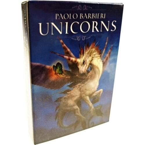 Paolo Barbeeri unicorns Tarot oracle Cards Tarot Deck cards read the mythic fate divination for fortune games
