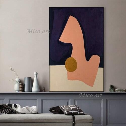 Simple Home Decoration Unframe New Arrival Oil Paintings Hand Painted Oil Painting On Canvas Wall Art For Room Abstract