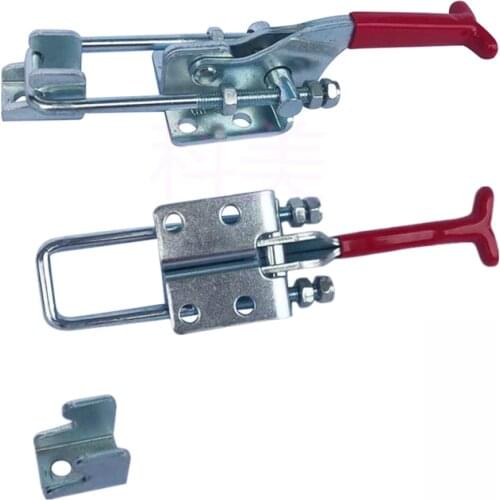 1pcs Adjustable Toggle Latch Catch Quick hasp lock Cabinet Boxes Lever Handle Hasp Fastener For Sliding Door Furniture Hardware