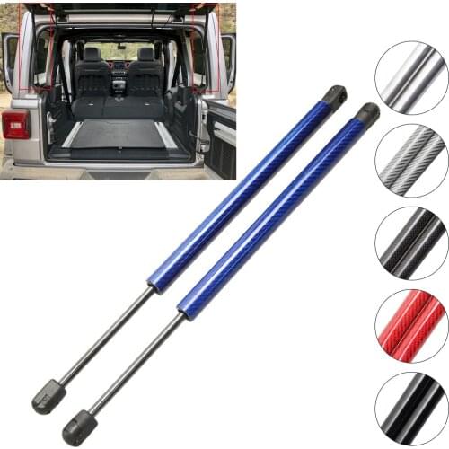 Carbon fiber for Jeep Wrangler (JL) SUV 2018-2020 Auto Rear Hatch Tailgate Boot Lift Supports Gas Struts gas springs dampers