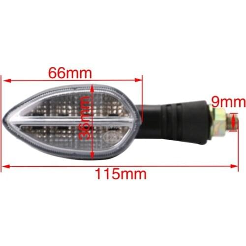 2PCS Universal Motorcycle LED Turn Signal Mini Indicators Light Amber Blinker Led Motorbike Super Bright Lamp Motor Accessories