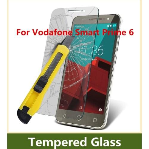 0.3MM Explosion-proof Tempered Glass Film For Vodafone Smart Prime 6 Screen Protector pelicula de vidro Guard With Clean Tools