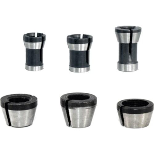 6mm 6.35mm 8mm Milling Cutter Collect Chuck Manual Tool Trimming Machine Practical Accessories