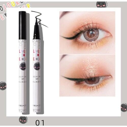 Liquid Eye Liner Waterproof Sweat Resistan Eye Liner Pencil Makeup Tool For Profession Beginning People Liquid Eye Liner Pen