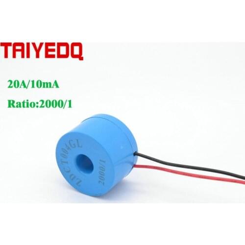 1PCS micro current transformer ratio 2000/1 Coil CT Sensor 20A/10mA