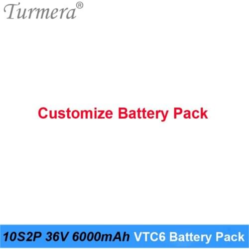 10s 36v battery 18650 pack vtc6 10s2p 36v 42v 6000mah soldering battery for graden tool bike battery customized battery