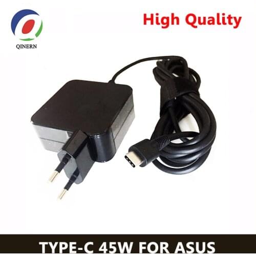 QINERN EU 20V 2.25A 45W Power Adapter Charger for Asus Zenbook 3 Tablet Type C Laptop Adapter Power Supplies