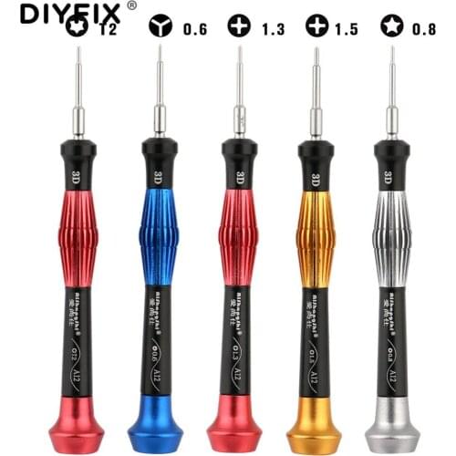3D Magnetic Screwdriver 0.8 Pentalobe Y0.6 1.5 1.3 Phillips T2 Torx for iPhone XR XS Mobile Phone Opening Disassemble Hand Tools
