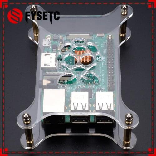 9-layer Raspberry Pi 3 Acrylic Case Clear Transparent Shell Enclosure With Logo For Raspberry Pi 3 Model B & Raspberry Pi 2