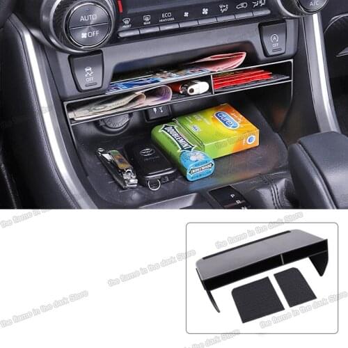 Lsrtw2017 for Toyota Rav4 car USB port Cigarette lighter plate box organizer Accessories Mouldings 2019 2020 2021 2022 XA50
