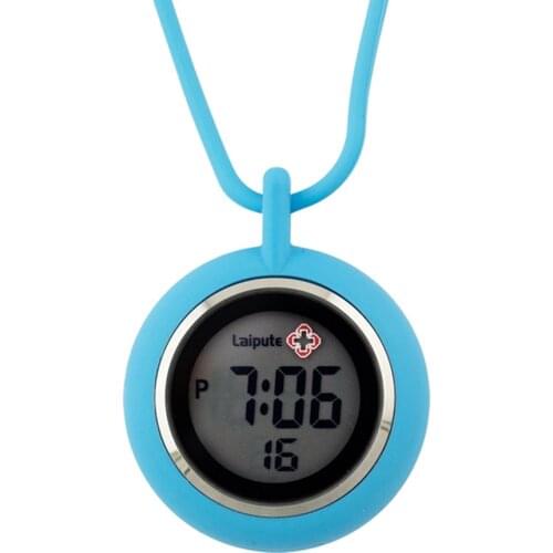 Nurse watch electronic digital medical cute environmentally friendly silicone sling hanging neck fashion pocket watch female