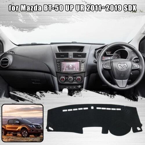 Car Dashboard Cover Mat Sun Shade Pad Instrument Panel Carpets Anti-UV for Mazda BT-50 UP UR 2011~2019 SDX Accessories
