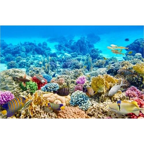 Colorful print Wall Tapestry underwater world tapestry M366