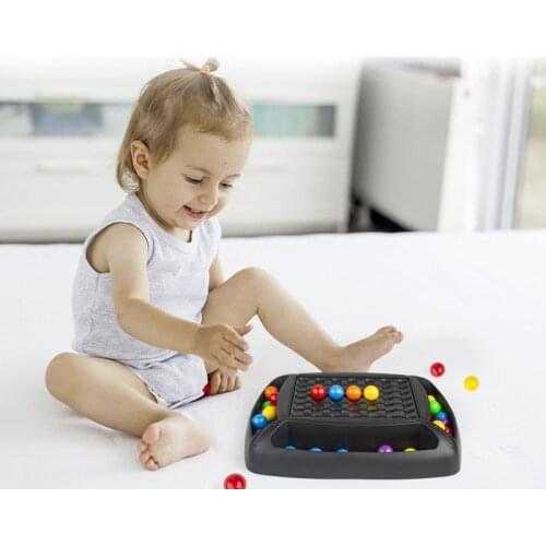 Kids Educational Toys Rainbow Ball Elimination Game Set For Kid Adult Baby Early Educational Rainbow Puzzle Chess Toys