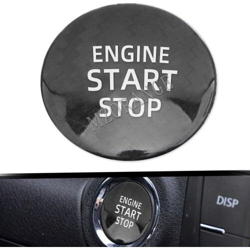 For LEXUS IS250 350 2006 2007 2008 2009 2010 2011 2012 2013 Carbon Fiber Engine Start Stop Button Sticker Cover Trim Decor