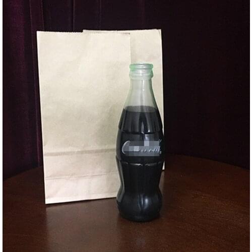 Vanishing Coke Bottle - Full Stage Magic Props Illusions Close Up Fun Ellusionist Magic Tricks for Professional Magician Gimmick