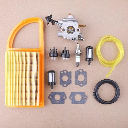 Carburetor Air Filter Fuel Carb Repower Kit For Stihl BR500 BR550 BR600 Leaf Blower Replaces Zama C1Q-S183 4282 120 0606