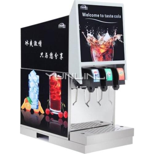 Commercial Beverage Machine Stainless Steel 3-valve Cold Drinks Dispenser Full-automatic Carbonated Beverage Dispenser IKLJ-3B3