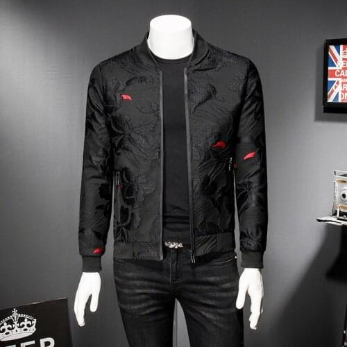 Jacket Men Puff Slim Fit Bomber Jacket Men Black Chaqueta Hombre Casual Plus Size 6xl Zipper Jacket Men