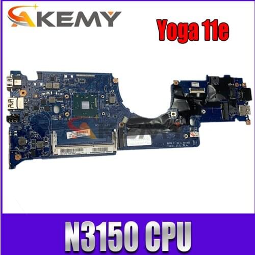 DA0LI8MB6F0 For lenovo Thinkpad Yoga 11e Motherboard Mainboard 3rd Gen 20G8 20GA N3150 DDR3 FRU 01AV952 01AV953 01AV954 01AV955