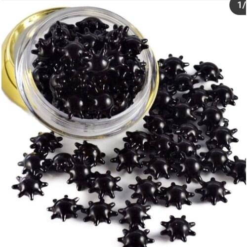 Oligopeptide Black Gold Power Cream Capsules Anti Acne Solution Plant Extracts Acne Treatment Serum Reduce Mark Shrink Pores