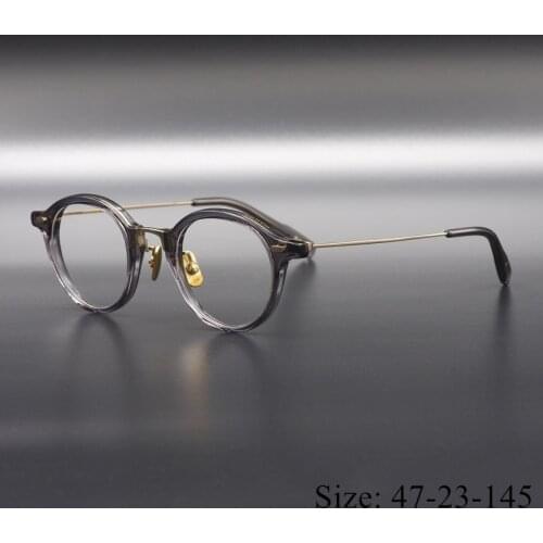 Limited edition Vintage eyeglass frame pure titanium Ultralight OG Baker Master favorite retro round eyewear women men original