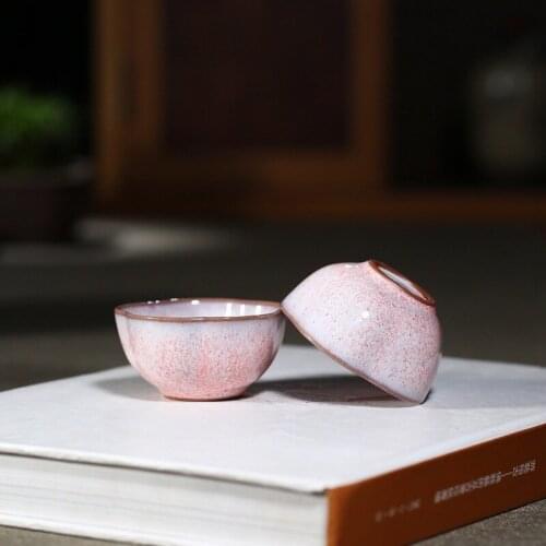 Wholesale purple sand tea cup small cup Yixing raw ore handmade purple sand tea cup mixed batch customization