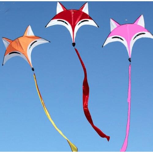 Outdoor Fun Sports For Kids And Adults Animal Fox Kite Single Line With Flying Tools