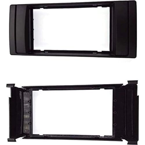 Double Din For BMW X5 (E53) 5 (E39) 1995-2003 Stereo Frame Radio DVD Stereo CD Panel Dash Kit Trim Fascia Face Plate Frame