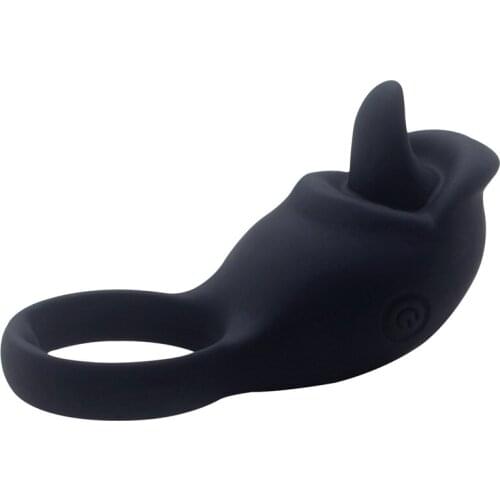 Sex Silicone USB Charging 10 Frequency Vibrating Penis Rings Erotic Cock Cage Ring Male Time Delay Ejaculation Lasting Products