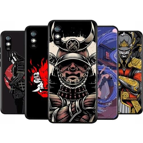 Silicone Cover Japanese Ninja Samurai For Xiaomi Redmi 10X 9 9T 9C 8 7 6 Pro 9AT 9A 8A 7A 6A S2 GO 5 5A 4X Plus Phone Case Shell