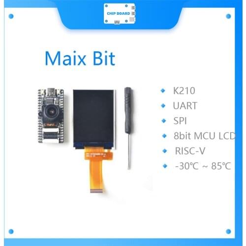 Sipeed MAix BiT for RISC-V AI+IoT K210 Dev. Board 1st RV64 AI board for Edge Computing