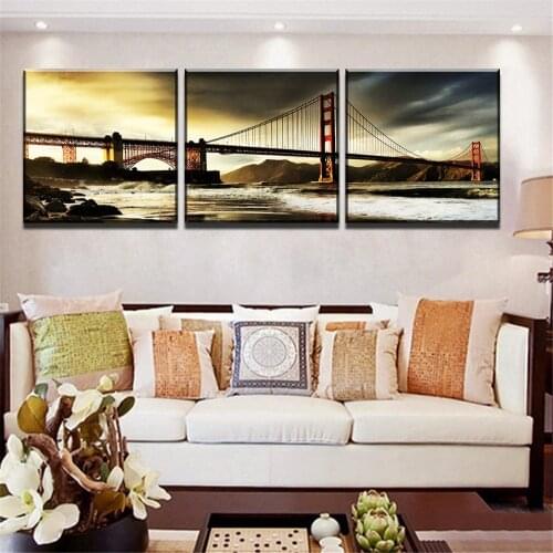 Modern modular canvas print canvas household adornment wall art poster photos scenery sitting room wall decoration